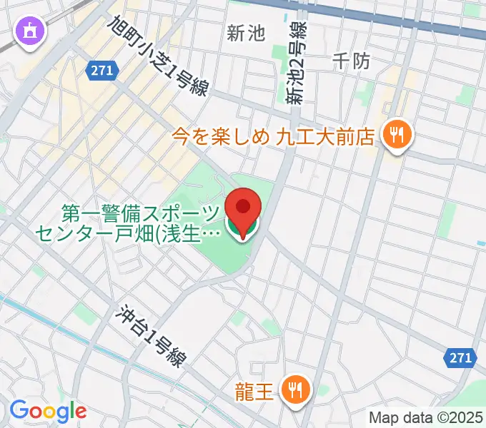 第一警備スポーツセンター戸畑の地図