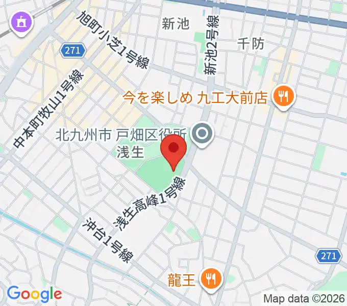第一警備スポーツセンター戸畑の地図