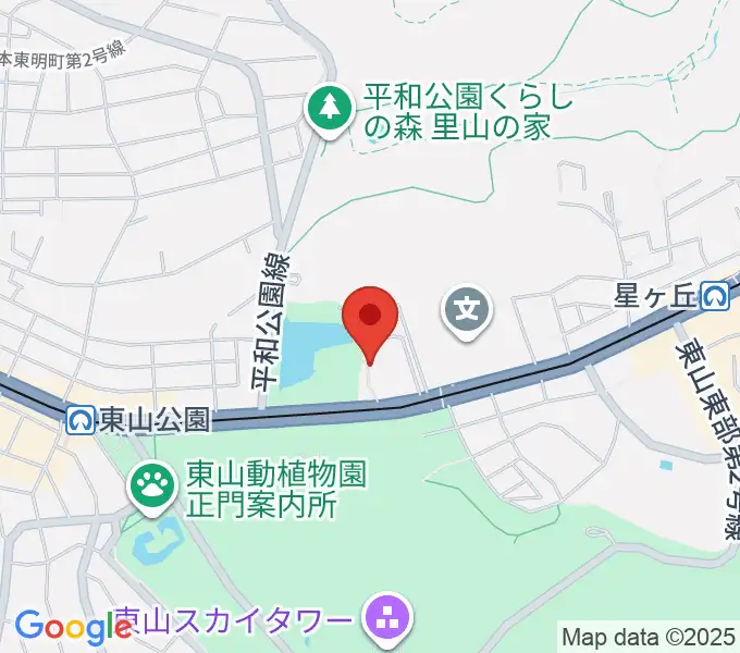 名古屋市千種スポーツセンターの地図