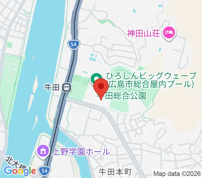 マエダハウジング東区スポーツセンターの地図