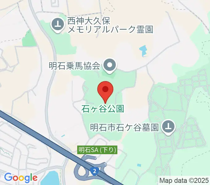 明石中央体育会館の地図