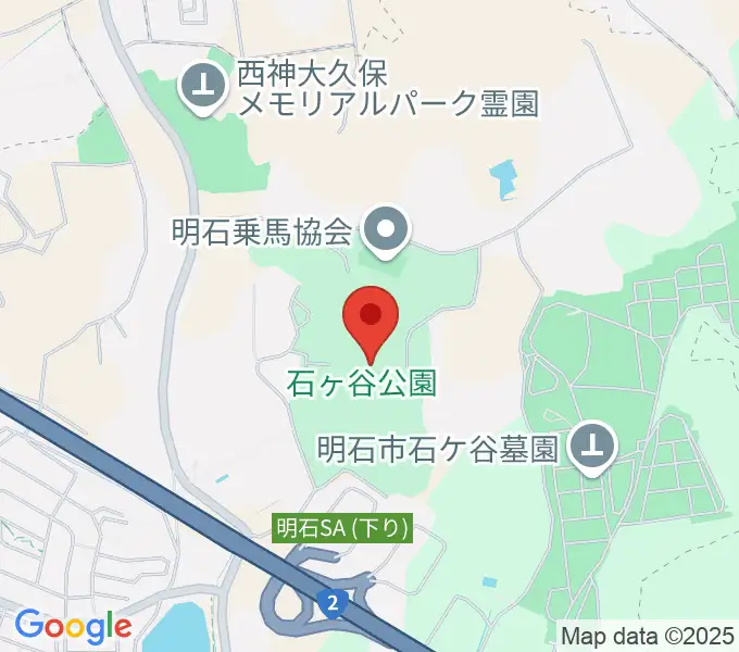 明石中央体育会館の地図