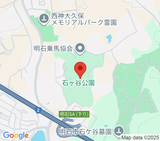 明石中央体育会館の地図