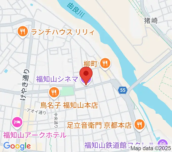 福知山シネマの地図