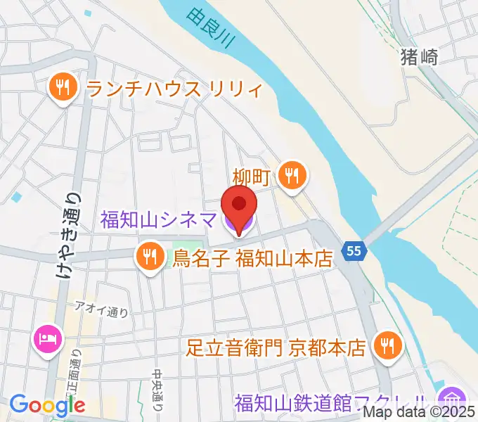 福知山シネマの地図