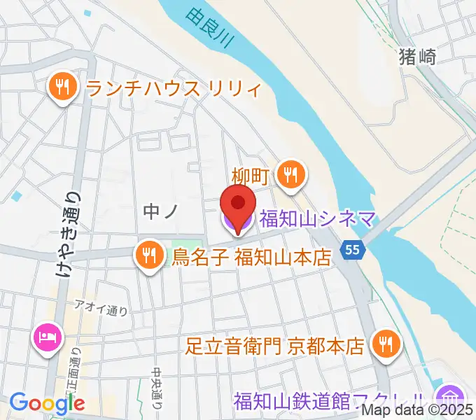 福知山シネマの地図