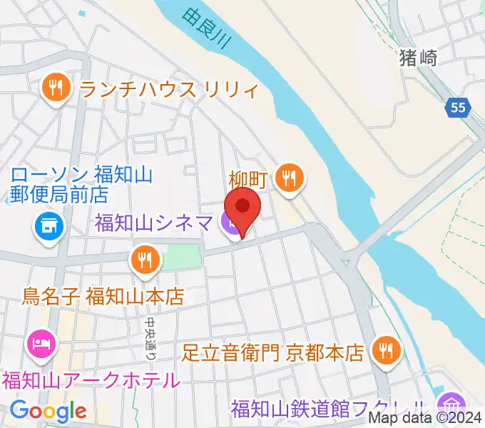 福知山まちのばの地図