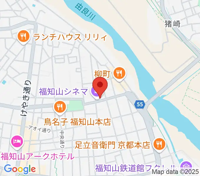 福知山まちのばの地図