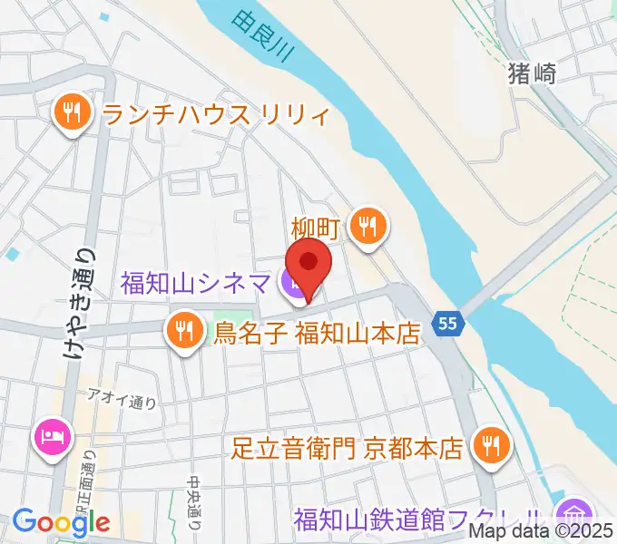 福知山まちのばの地図