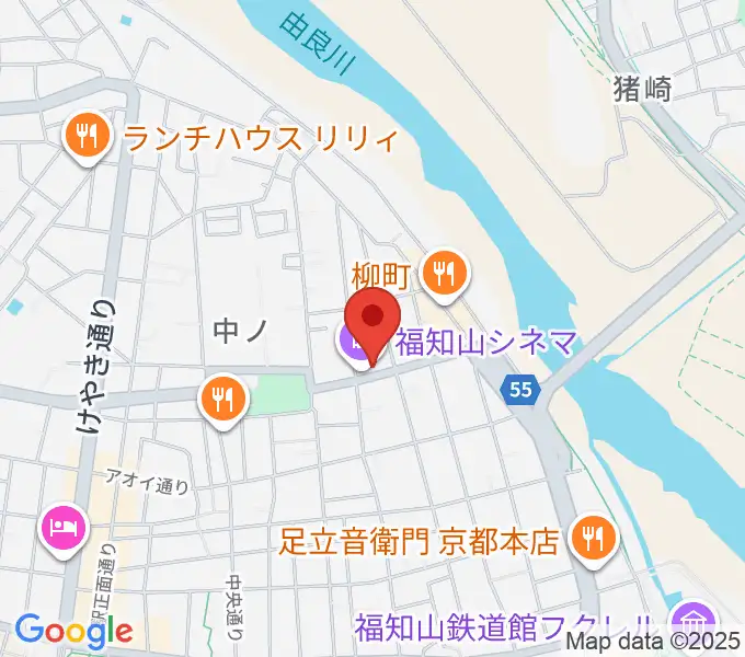 福知山まちのばの地図
