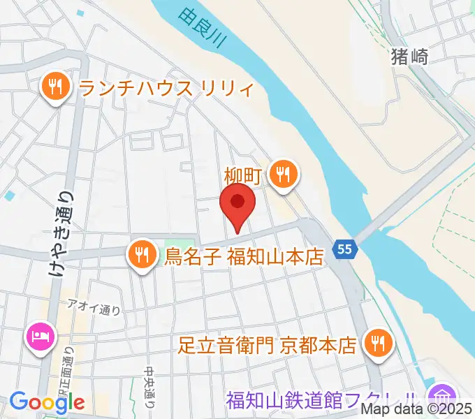 福知山まちのばの地図