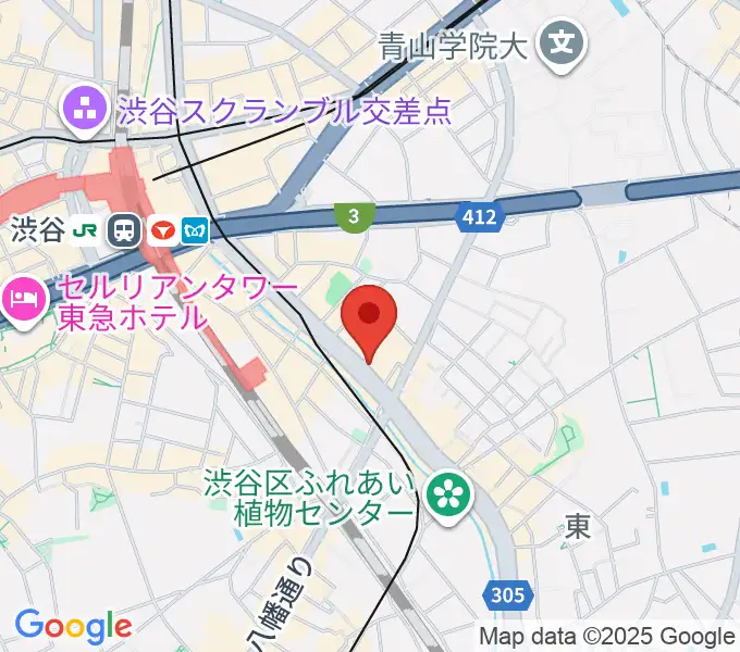 渋谷SANKAKUの地図