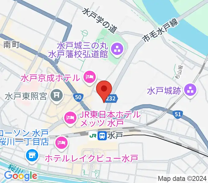 駿優教育会館大ホールの地図