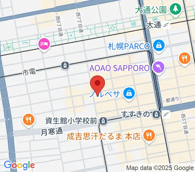 シアターキノの地図