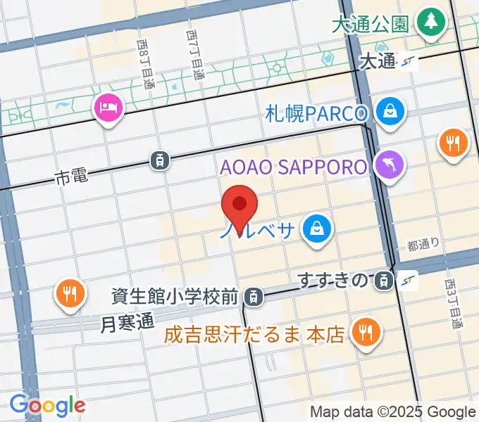 シアターキノの地図