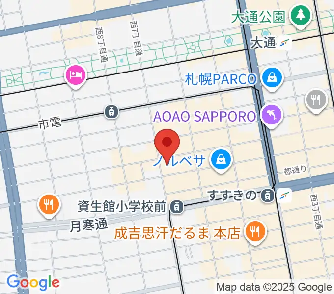 シアターキノの地図