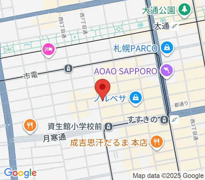 シアターキノの地図