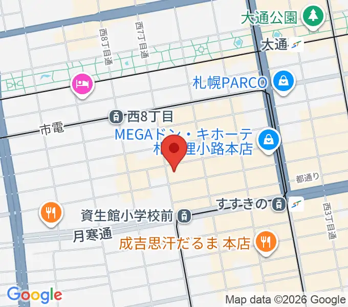 シアターキノの地図