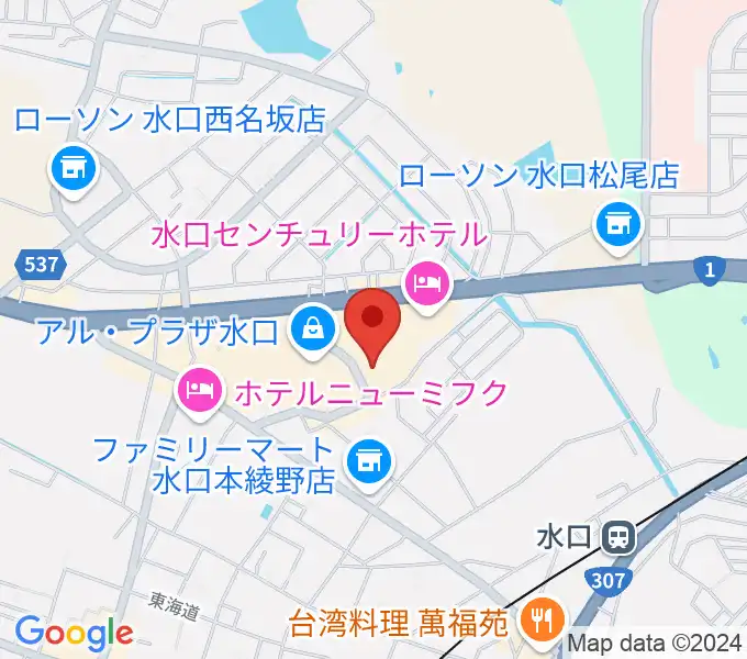 水口アレックスシネマの地図