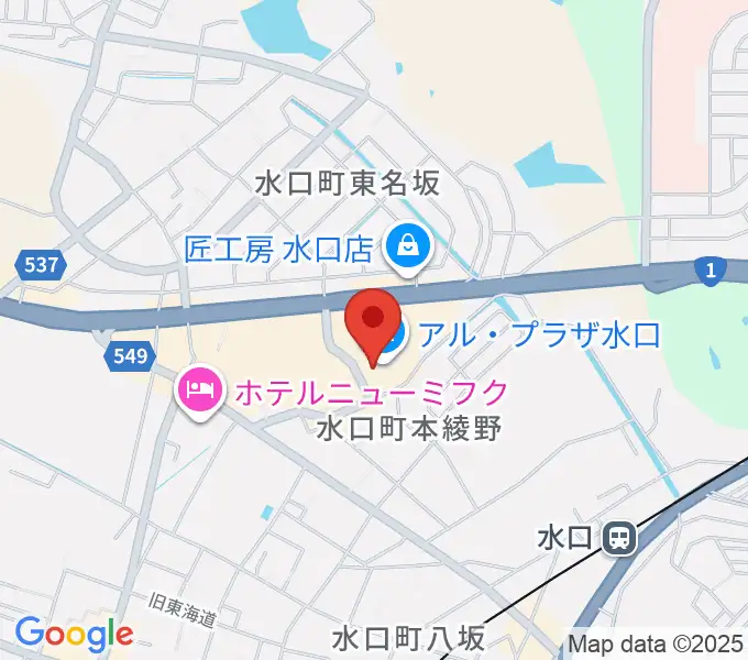 水口アレックスシネマの地図