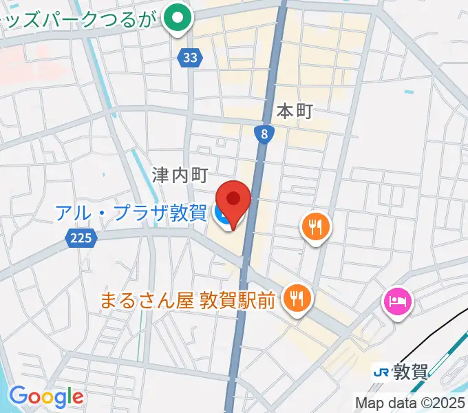 敦賀アレックスシネマの地図