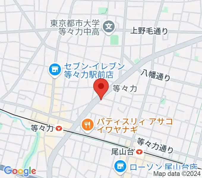 ベースショップ高崎の地図