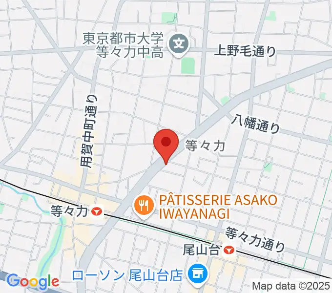 ベースショップ高崎の地図
