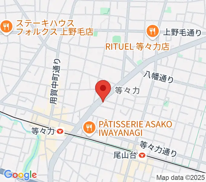 ベースショップ高崎の地図