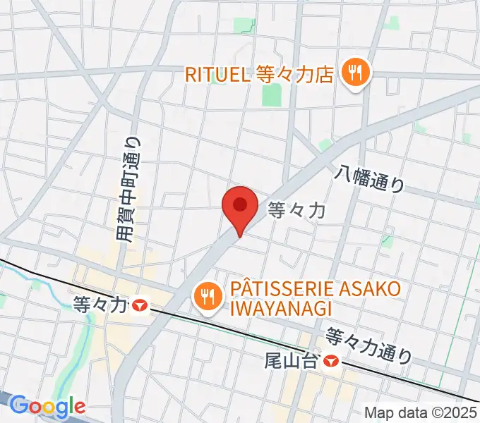 ベースショップ高崎の地図