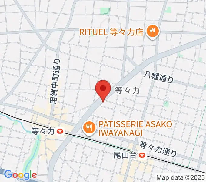 ベースショップ高崎の地図