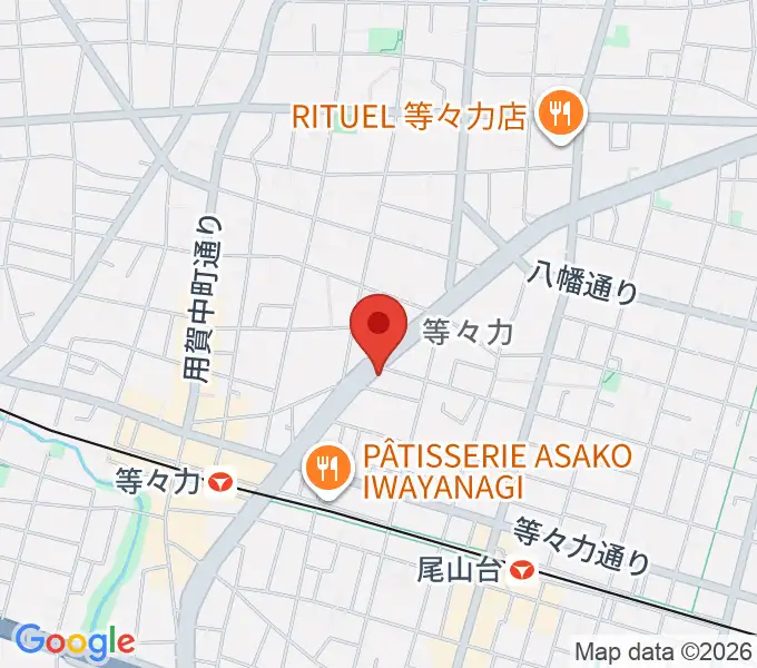 ベースショップ高崎の地図