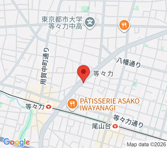ベースショップ高崎の地図