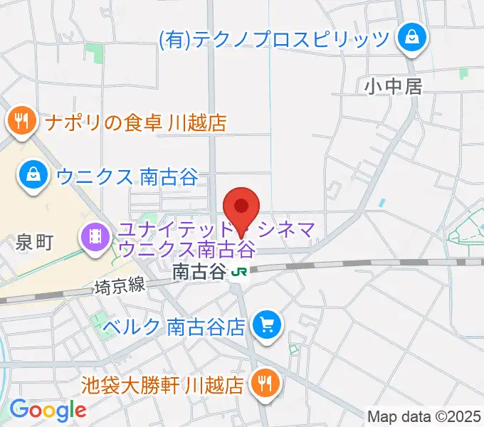 鶴屋弓弦堂の地図