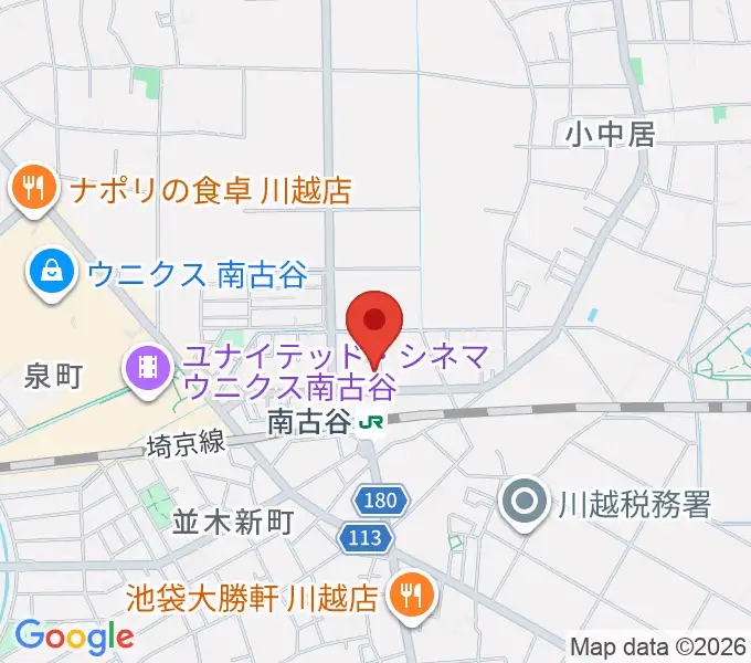 鶴屋弓弦堂の地図