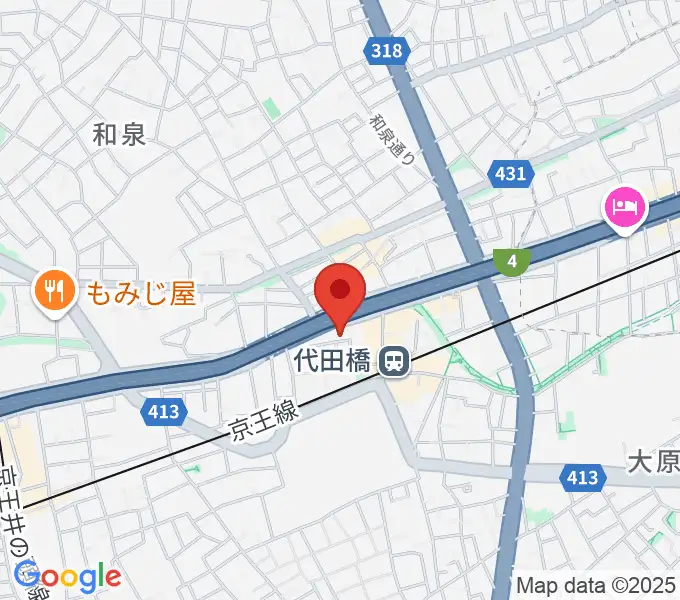 代田橋CHUBBYの地図