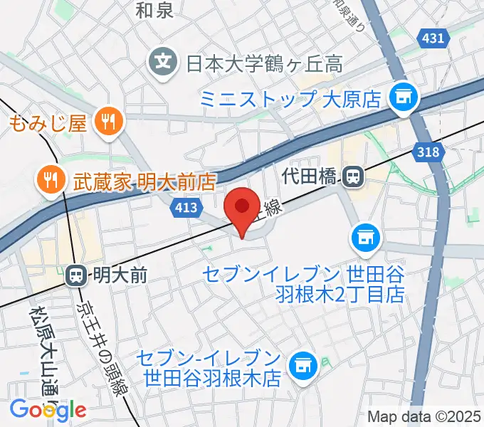 スタジオ・イヴ Stringraphyの地図