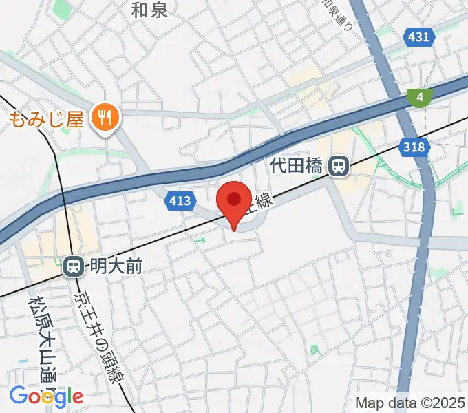 スタジオ・イヴ Stringraphyの地図