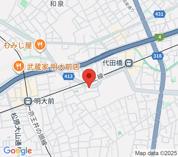 スタジオ・イヴ Stringraphyの地図