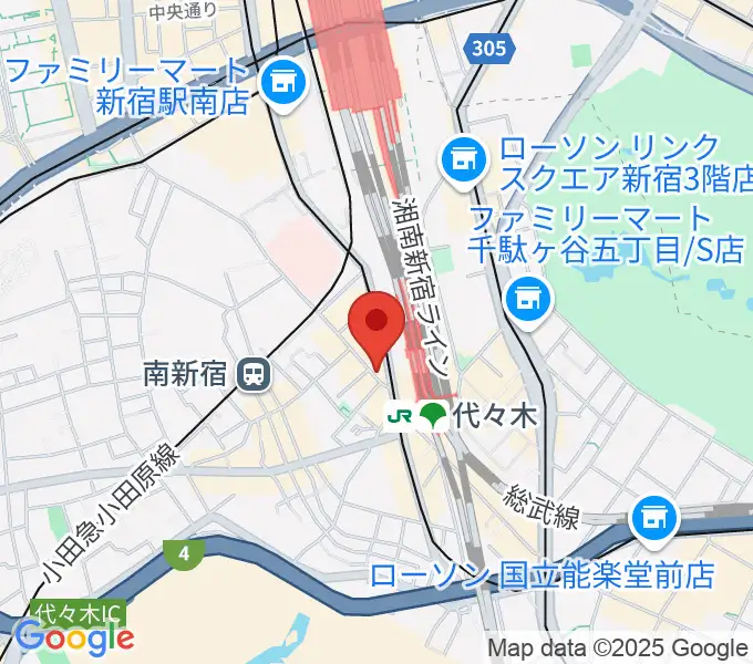festina-lente music schoolの地図