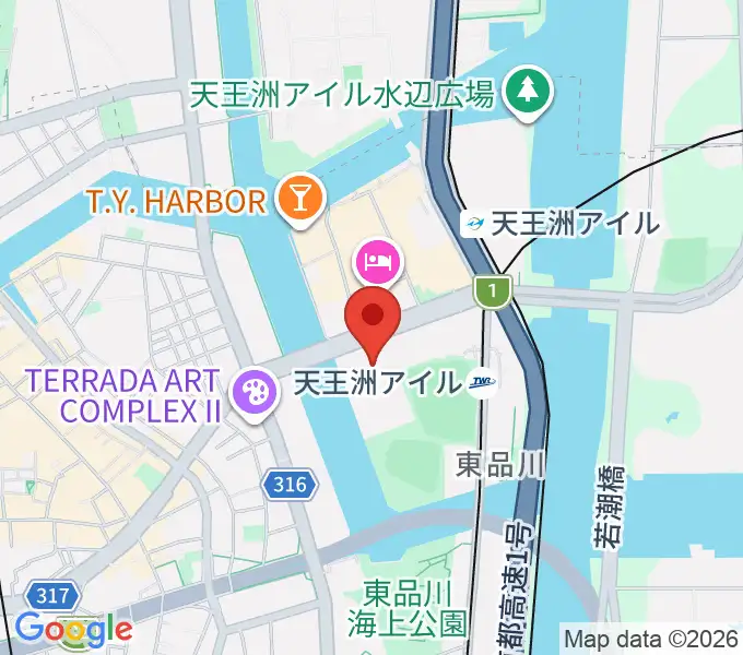 GVIDO TOKYOの地図