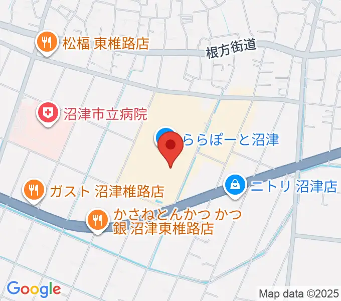 シネマサンシャインららぽーと沼津の地図