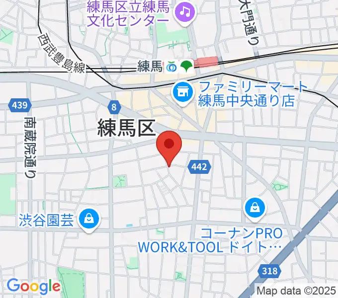 スタジオHappyBoxの地図