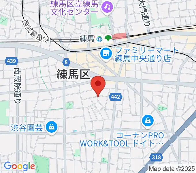 スタジオHappyBoxの地図