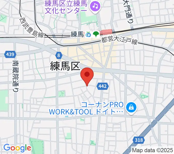 スタジオHappyBoxの地図