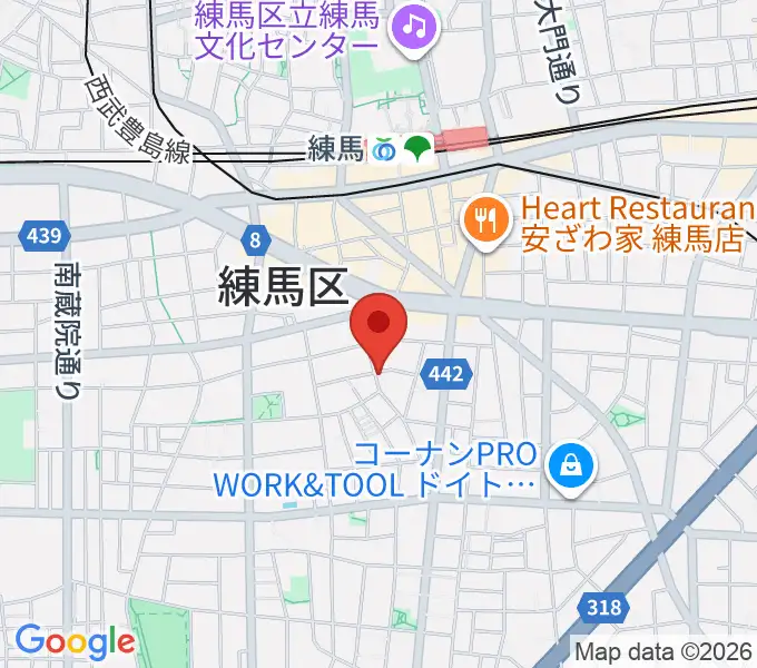 スタジオHappyBoxの地図