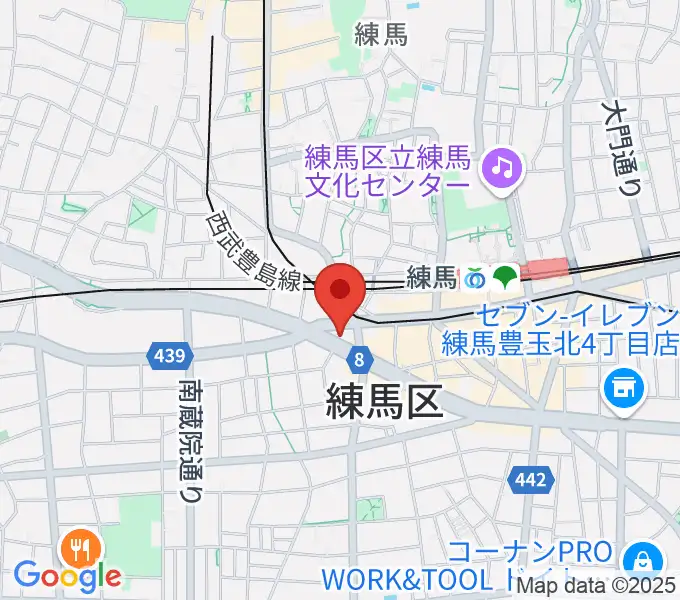 練馬Cafe52の地図