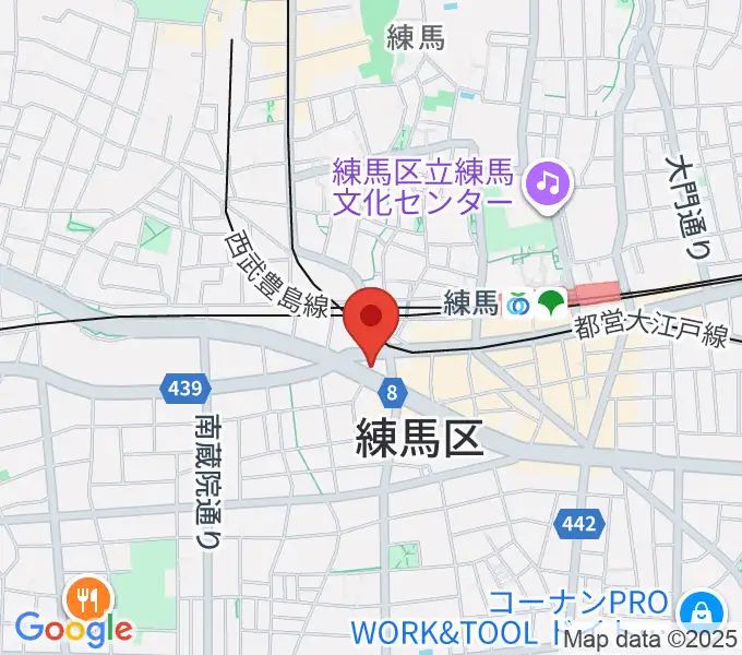 練馬Cafe52の地図