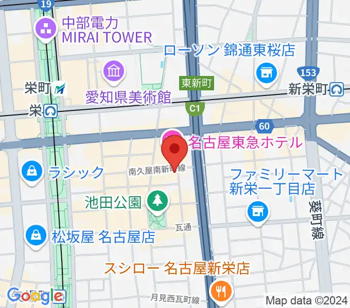 名古屋栄CIRCUSの地図