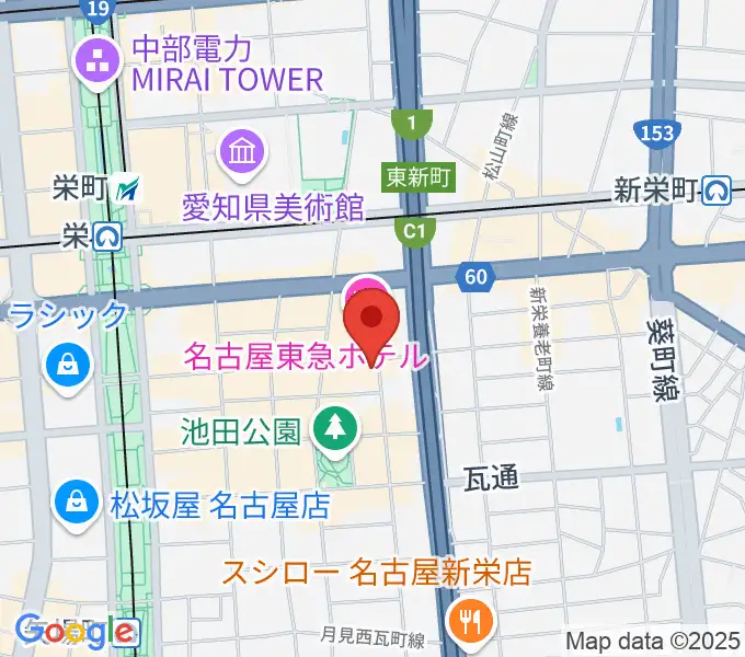 名古屋栄CIRCUSの地図