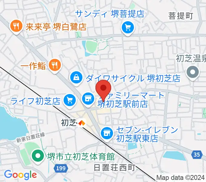 堺グランドピアノサロン 風の音の地図